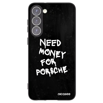 Picasee crna silikonska maskica za Samsung Galaxy S23+ 5G - Black Dollar