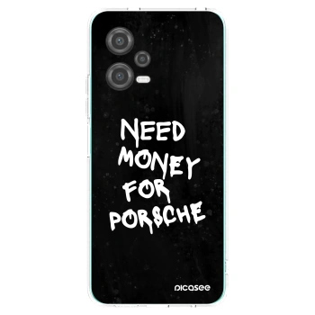 Picasee silikonska prozirna maskica za Xiaomi Poco X5 - Black Dollar