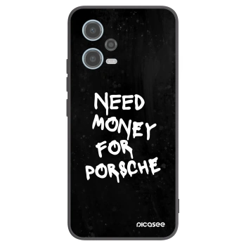 Picasee crna silikonska maskica za Xiaomi Redmi Note 12 5G - Black Dollar