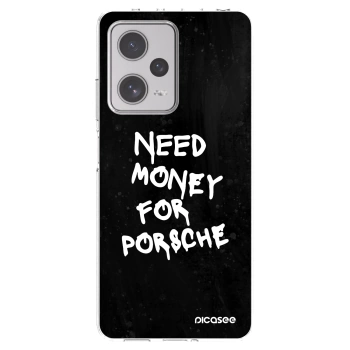 Picasee silikonska prozirna maskica za Xiaomi Redmi Note 12 Pro+ 5G - Black Dollar