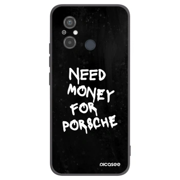 Picasee crna silikonska maskica za Xiaomi Redmi 12C - Black Dollar