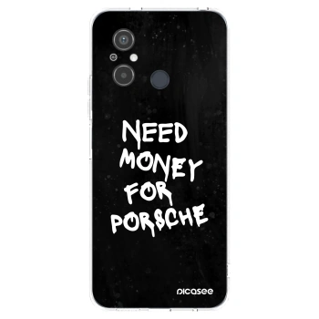 Picasee silikonska prozirna maskica za Xiaomi Redmi 12C - Black Dollar