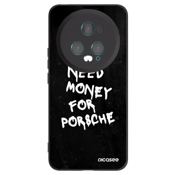 Picasee crna silikonska maskica za Honor Magic5 Pro - Black Dollar