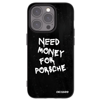 Picasee crna silikonska maskica za Apple iPhone 15 Pro - Black Dollar