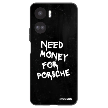 Picasee crna silikonska maskica za Honor 90 Lite 5G - Black Dollar