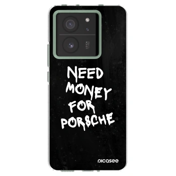 Picasee silikonska prozirna maskica za Xiaomi 13T - Black Dollar