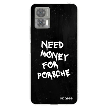 Picasee silikonska prozirna maskica za Motorola Edge 30 Neo - Black Dollar