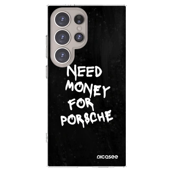 Picasee silikonska prozirna maskica za Samsung Galaxy S24 Ultra S928B 5G - Black Dollar