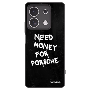 Picasee crna silikonska maskica za Xiaomi Redmi Note 13 4G - Black Dollar
