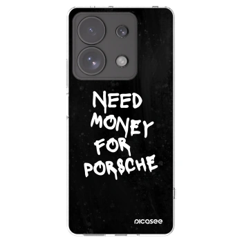 Picasee silikonska prozirna maskica za Xiaomi Redmi Note 13 Pro 4G - Black Dollar