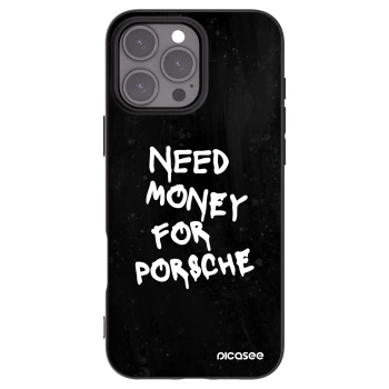 Picasee crna silikonska maskica za Apple iPhone 16 Pro Max - Black Dollar