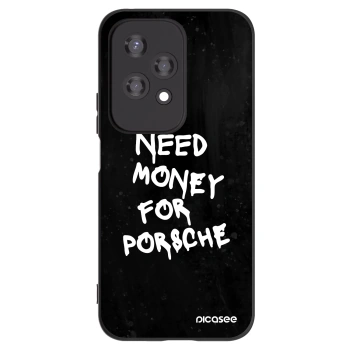 Picasee crna silikonska maskica za Honor 200 Lite - Black Dollar