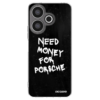 Picasee silikonska prozirna maskica za Xiaomi Redmi 13 4G - Black Dollar