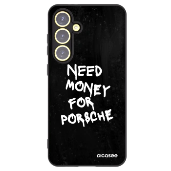 Picasee crna silikonska maskica za Samsung Galaxy S24 FE S721B - Black Dollar