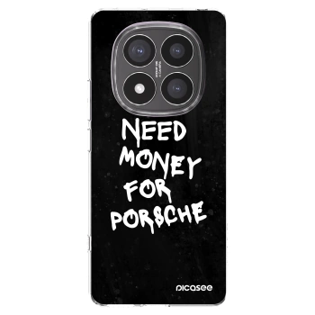 Picasee silikonska prozirna maskica za Xiaomi Redmi Note 14 Pro+ 5G - Black Dollar
