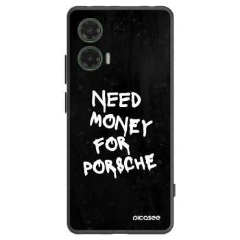 Picasee crna silikonska maskica za Motorola Moto G35 5G - Black Dollar