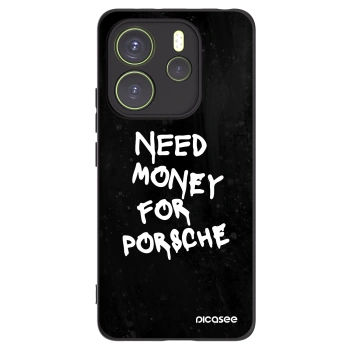 Picasee crna silikonska maskica za Xiaomi Redmi Note 14 4G - Black Dollar