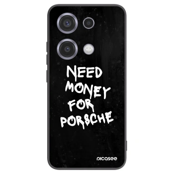 Picasee crna silikonska maskica za Xiaomi Redmi Note 14S - Black Dollar