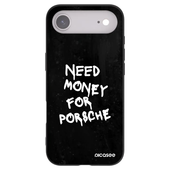 Picasee crna silikonska maskica za Apple iPhone Air - Black Dollar