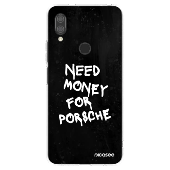 Picasee silikonska prozirna maskica za Xiaomi Redmi 7 - Black Dollar