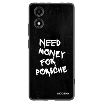 Picasee crna silikonska maskica za Motorola Moto E14 - Black Dollar