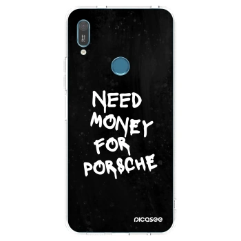 Picasee silikonska prozirna maskica za Huawei Y6 2019 - Black Dollar