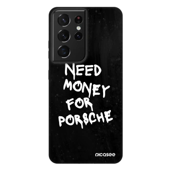 Picasee Fashion Case za Samsung Galaxy S21 Ultra 5G G998B - Black Dollar