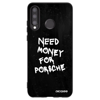 Picasee crna silikonska maskica za Huawei P30 Lite - Black Dollar
