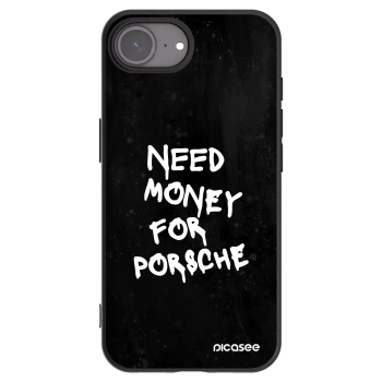 Picasee crna silikonska maskica za Apple iPhone 17e - Black Dollar