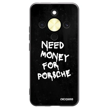 Picasee crna silikonska maskica za Honor Magic8 Lite 5G - Black Dollar