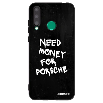 Picasee crna silikonska maskica za Honor 20 Lite - Black Dollar
