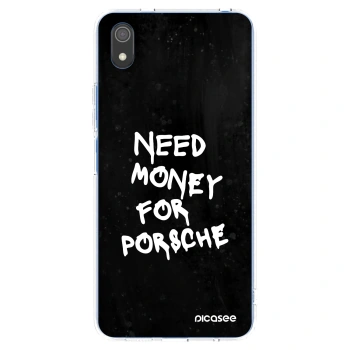 Picasee silikonska prozirna maskica za Xiaomi Redmi 7A - Black Dollar