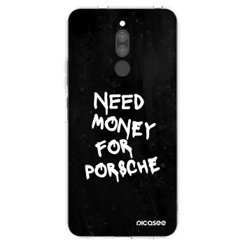 Picasee silikonska prozirna maskica za Xiaomi Redmi 8 - Black Dollar