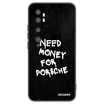 Picasee crna silikonska maskica za Xiaomi Mi Note 10 (Pro) - Black Dollar