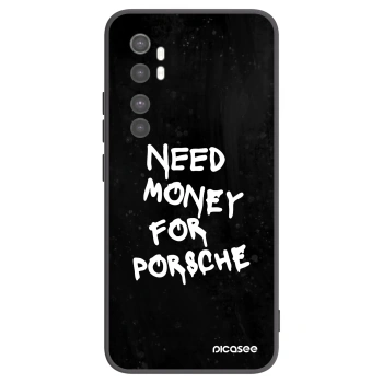 Picasee crna silikonska maskica za Xiaomi Mi Note 10 Lite - Black Dollar