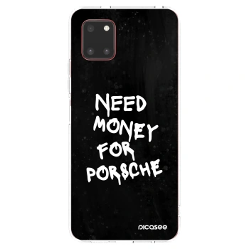 Picasee silikonska prozirna maskica za Samsung Galaxy Note 10 Lite N770F - Black Dollar