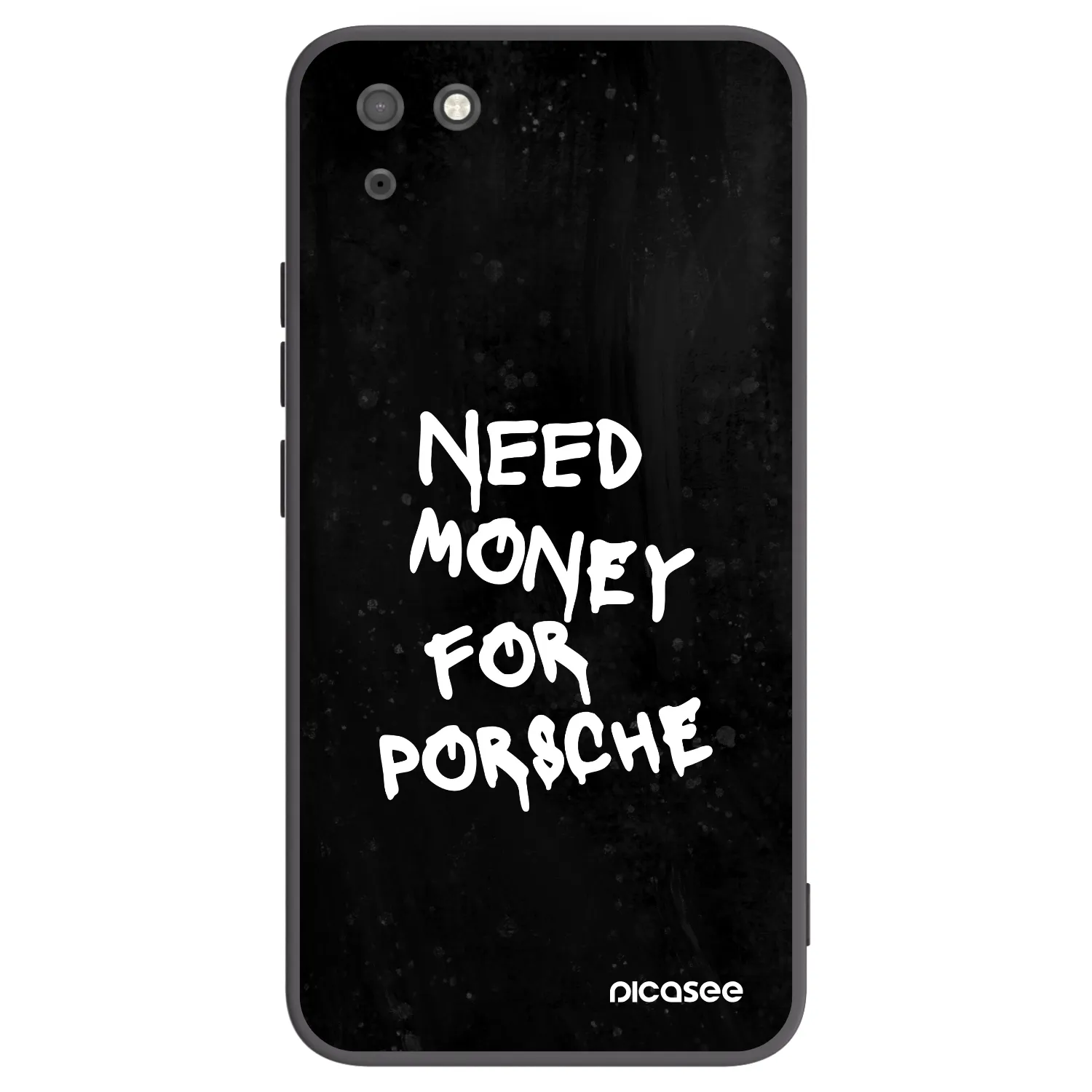 Picasee crna silikonska maskica za Huawei Y5P - Black Dollar