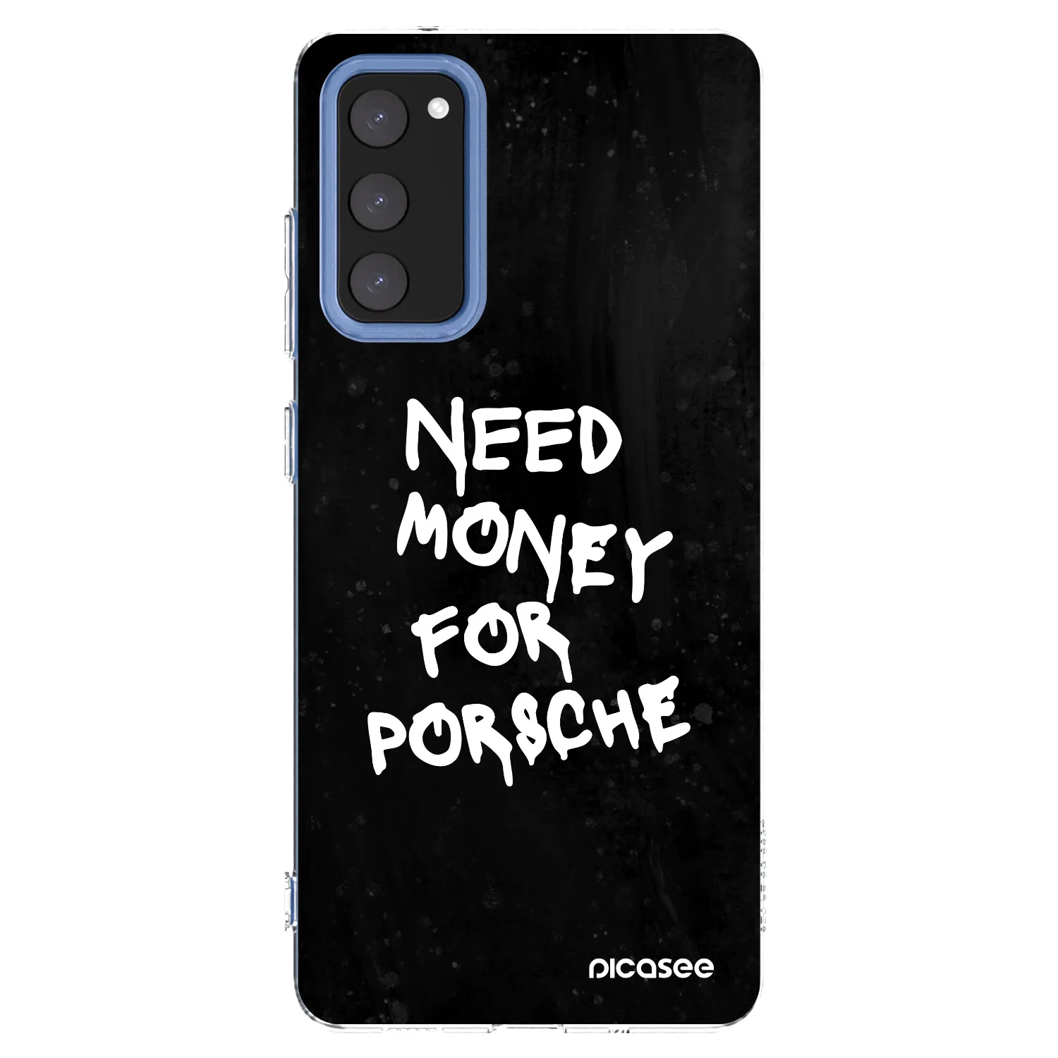 Picasee silikonska prozirna maskica za Samsung Galaxy S20 FE - Black Dollar