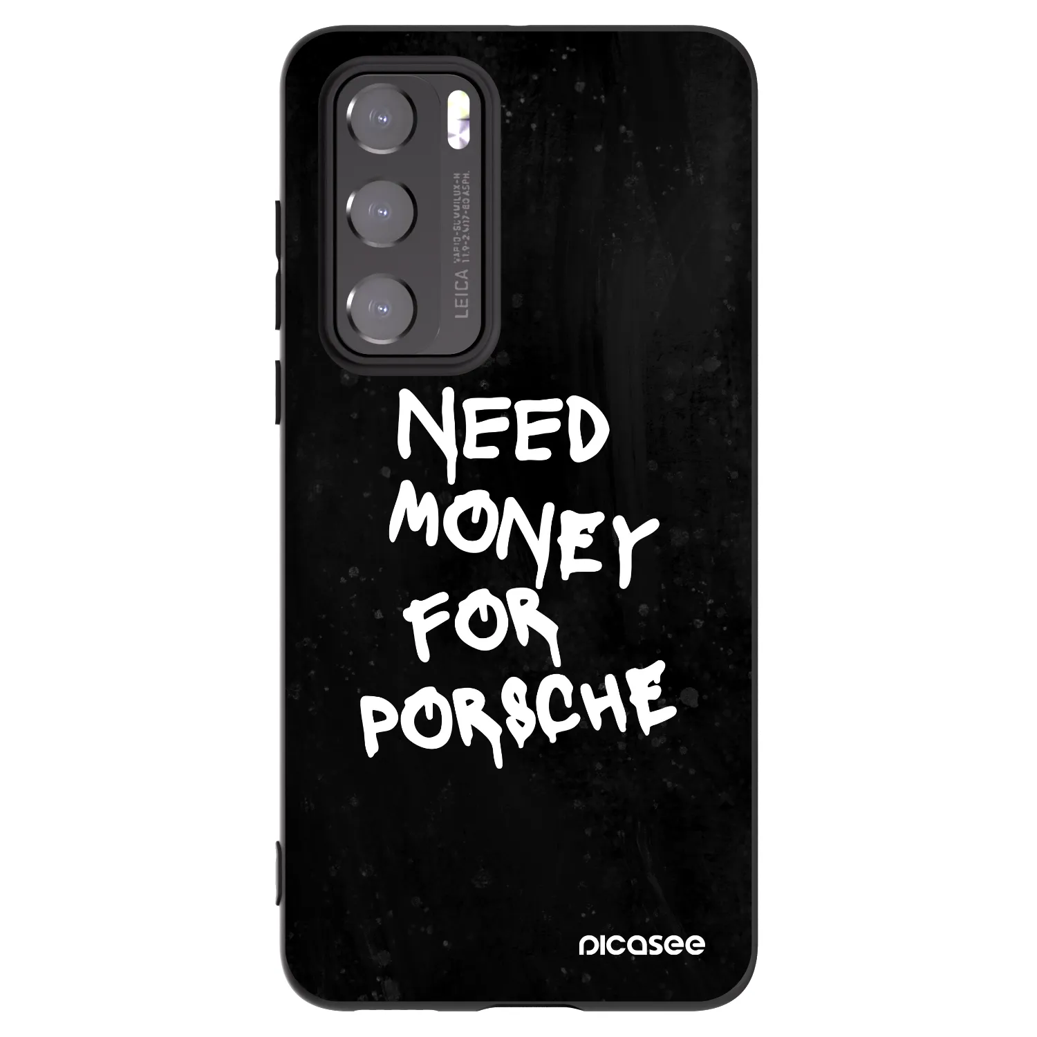 Picasee crna silikonska maskica za Huawei P40 - Black Dollar