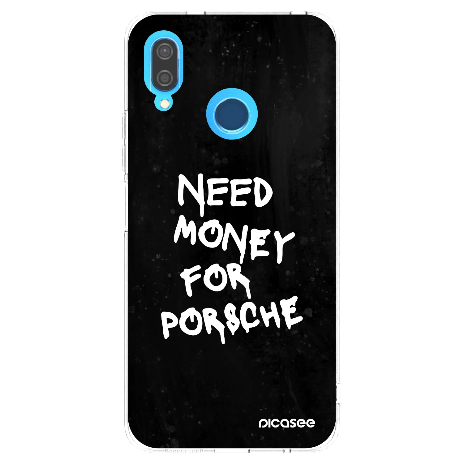 Picasee silikonska prozirna maskica za Huawei P20 Lite - Black Dollar
