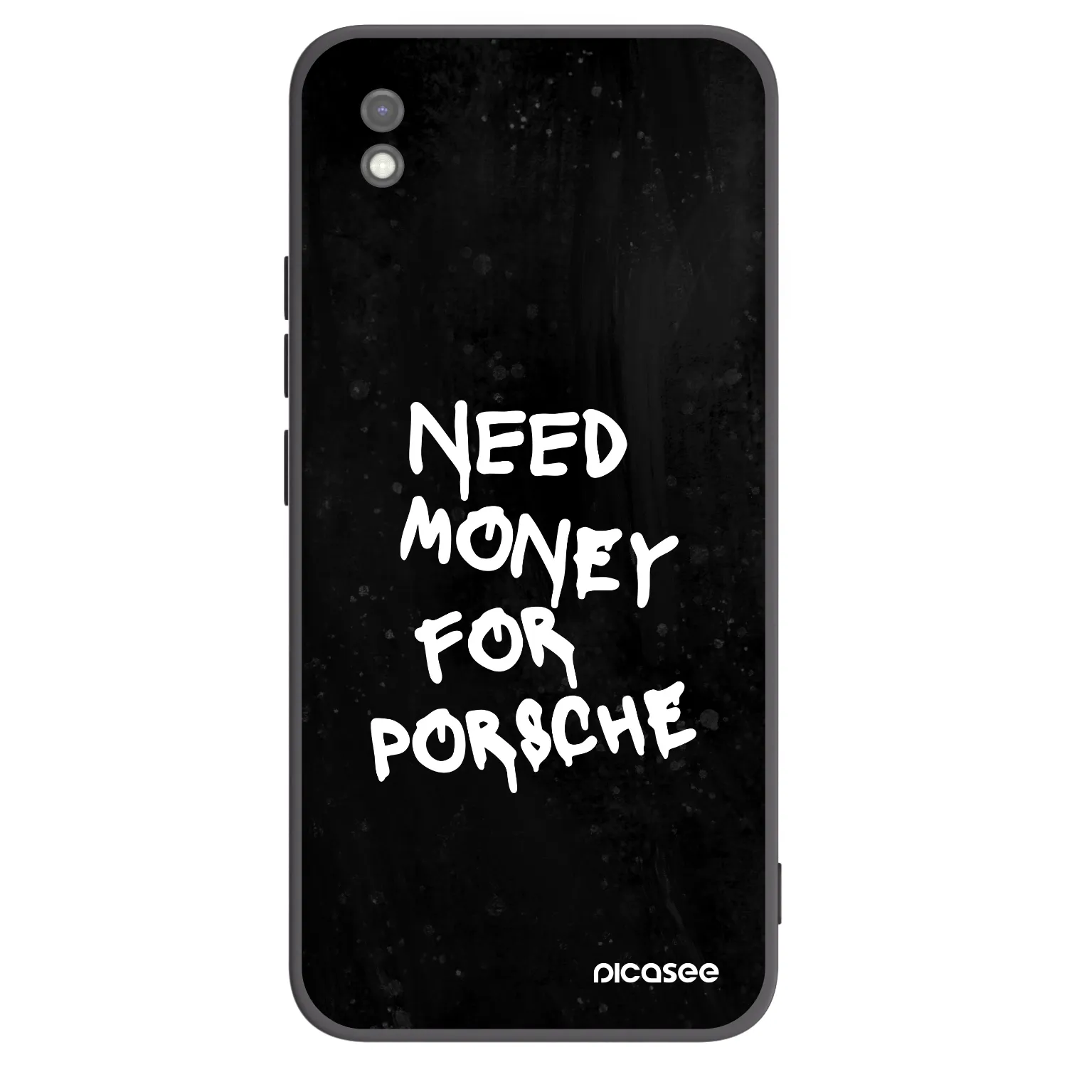 Picasee crna silikonska maskica za Xiaomi Redmi 9AT - Black Dollar