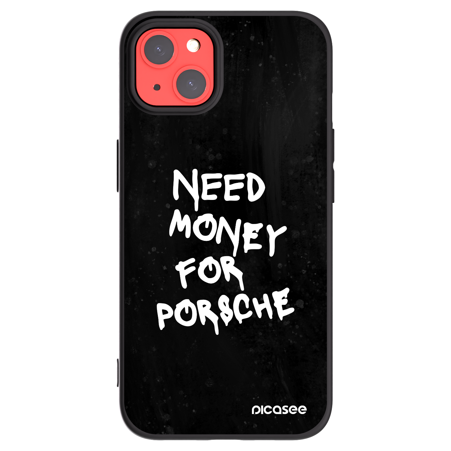 Picasee crna silikonska maskica za Apple iPhone 13 - Black Dollar