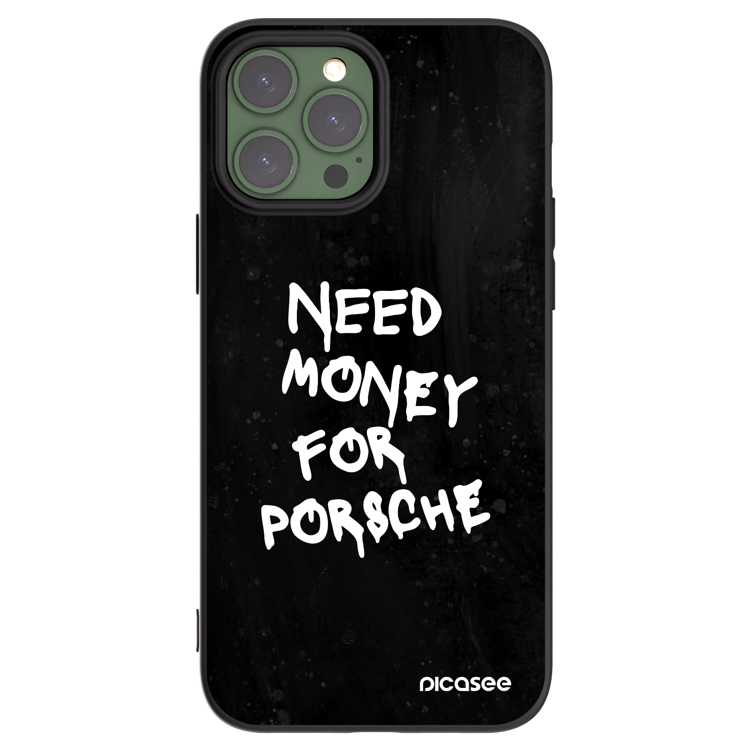 Picasee crna silikonska maskica za Apple iPhone 13 Pro Max - Black Dollar