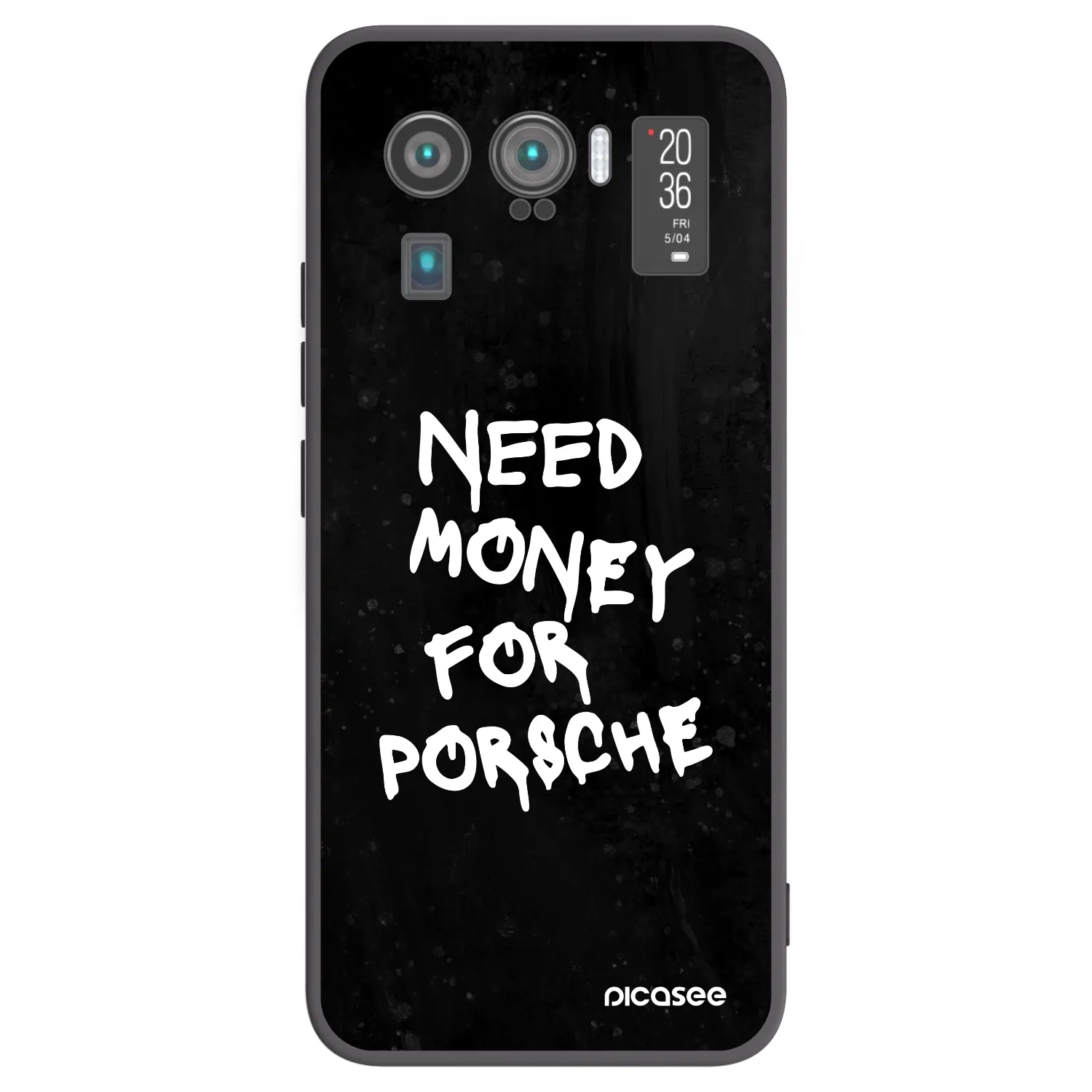 Picasee crna silikonska maskica za Xiaomi Mi 11 Ultra - Black Dollar