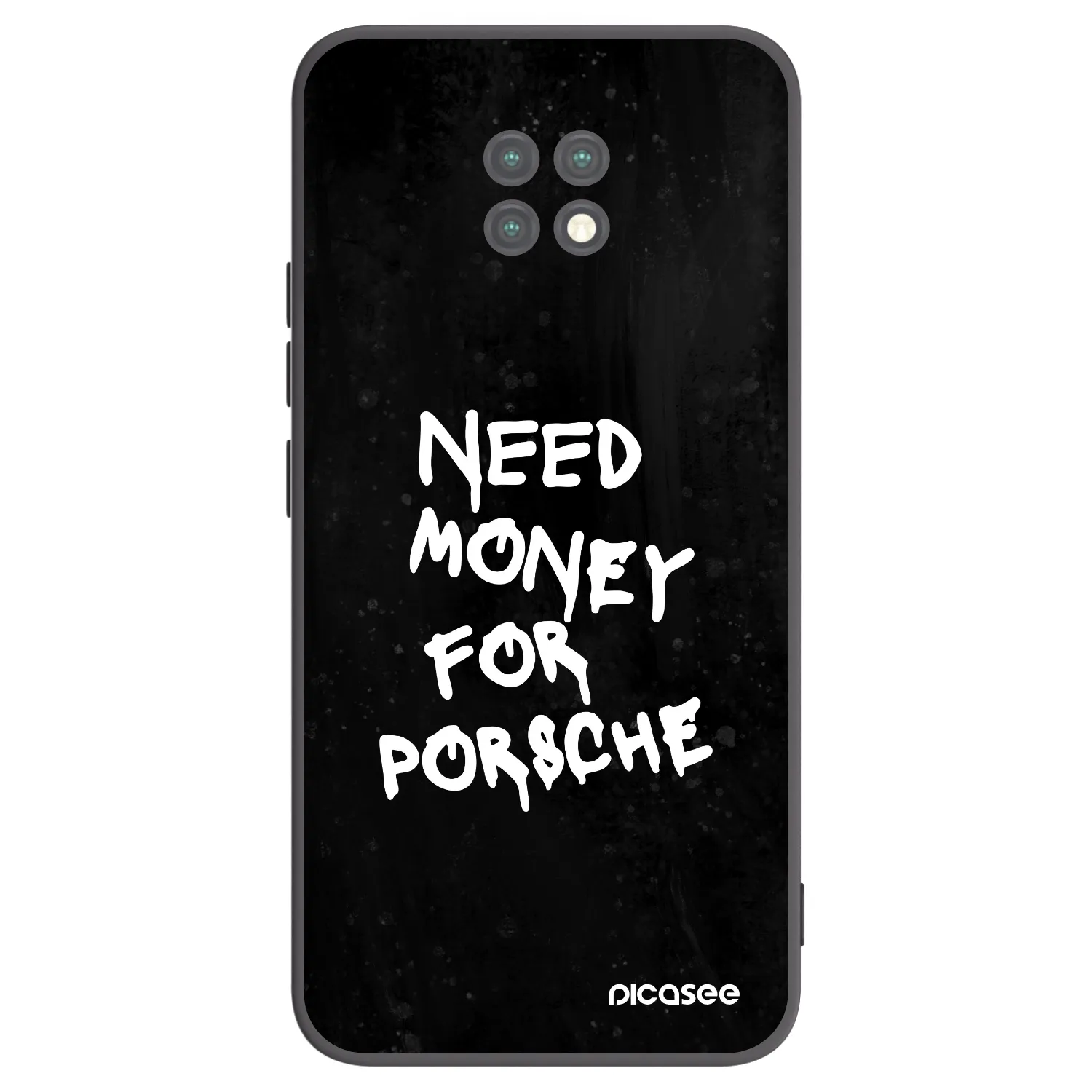 Picasee crna silikonska maskica za Xiaomi Redmi Note 9T - Black Dollar