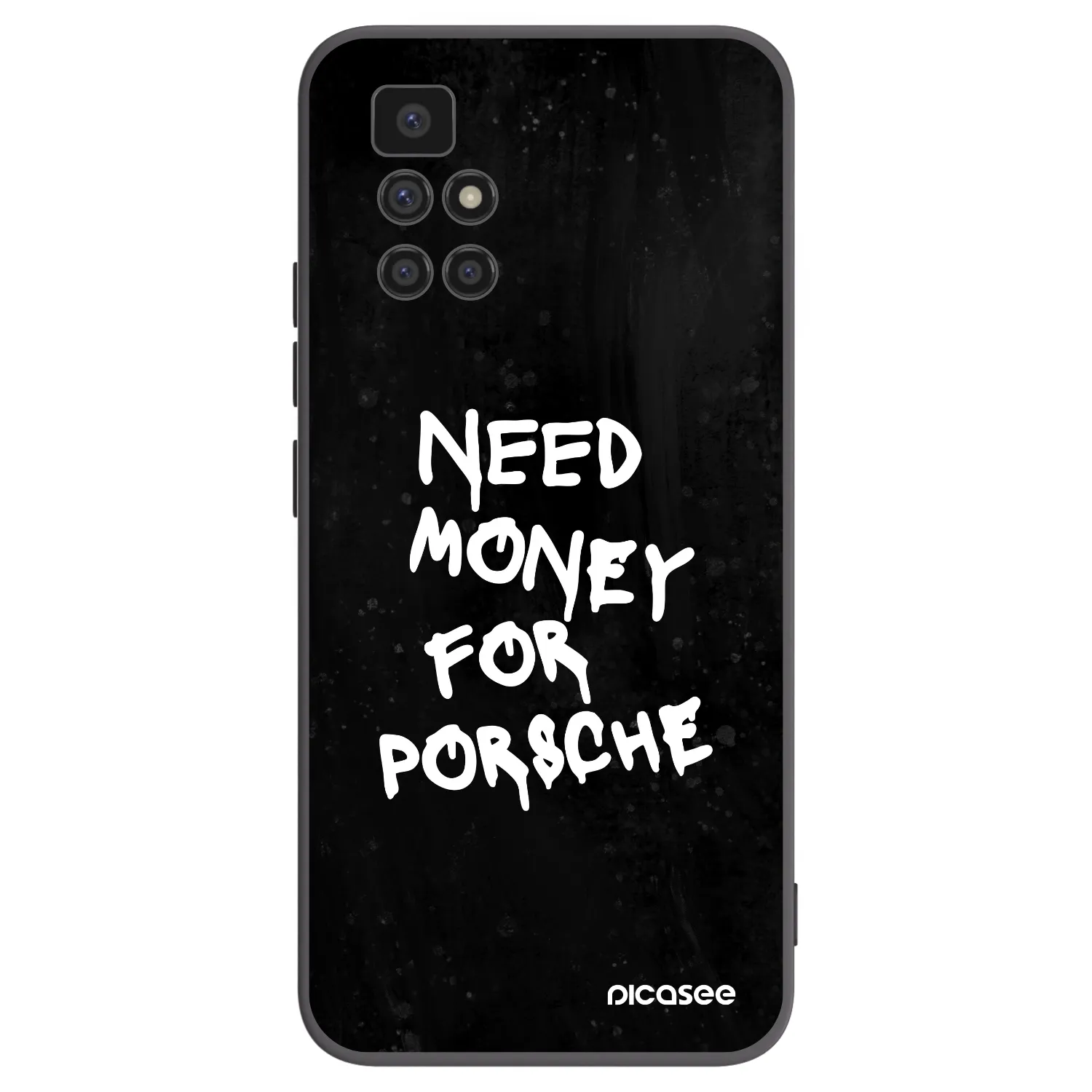 Picasee crna silikonska maskica za Xiaomi Redmi 10 - Black Dollar