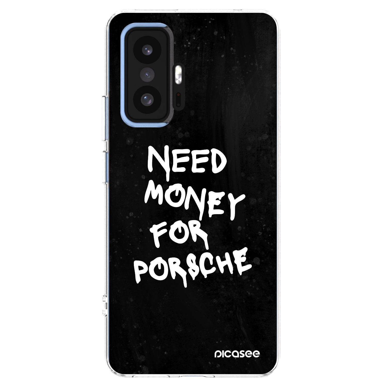 Picasee silikonska prozirna maskica za Xiaomi 11T - Black Dollar