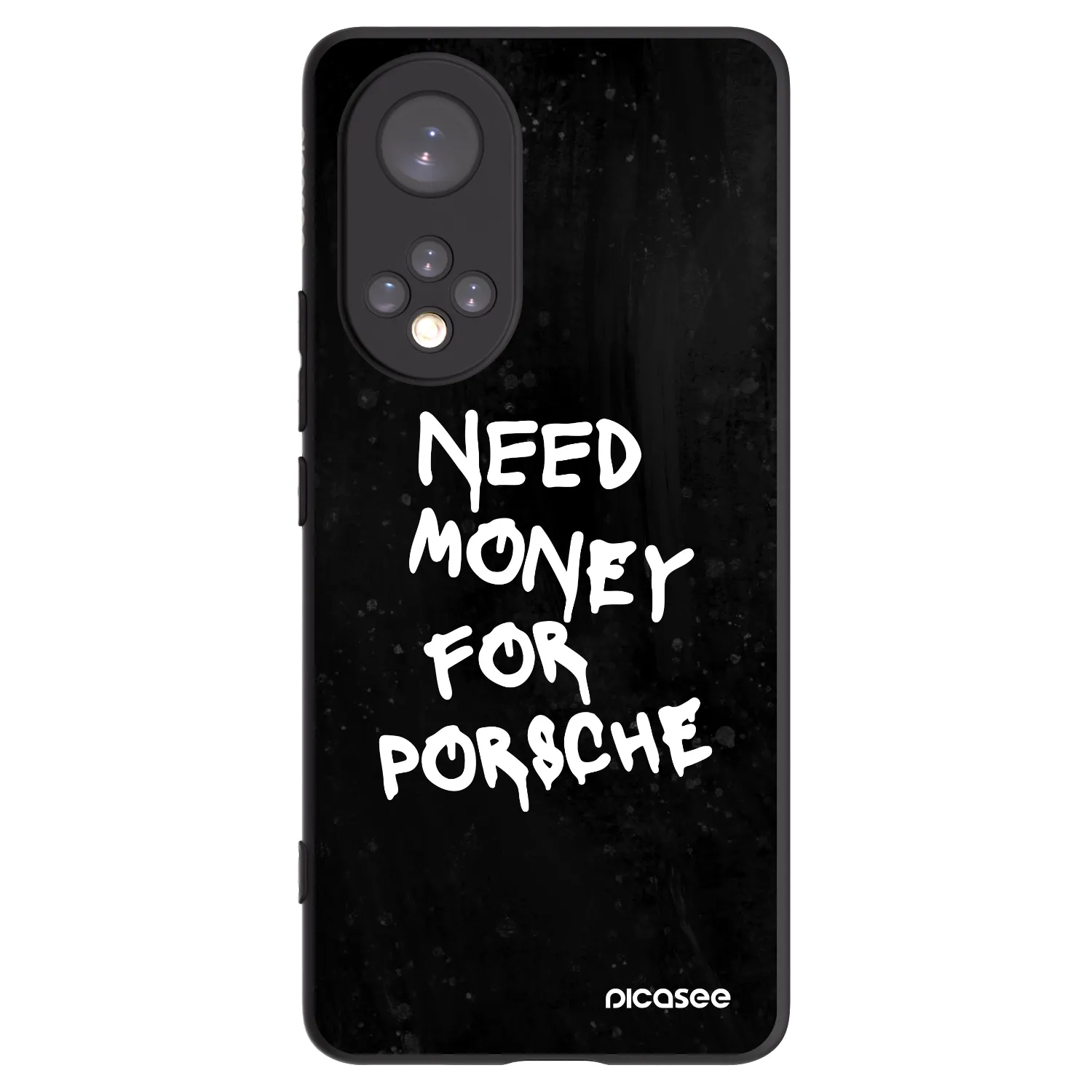 Picasee crna silikonska maskica za Honor 50 5G - Black Dollar