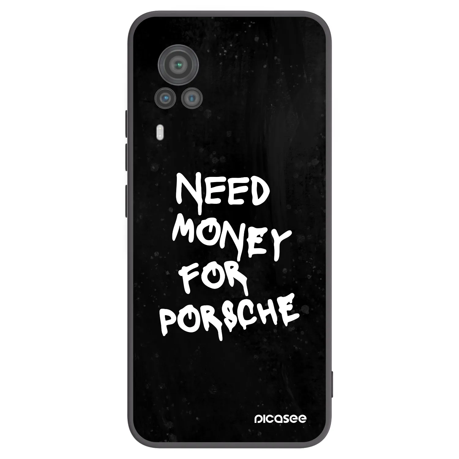 Picasee crna silikonska maskica za Vivo X60 Pro 5G - Black Dollar