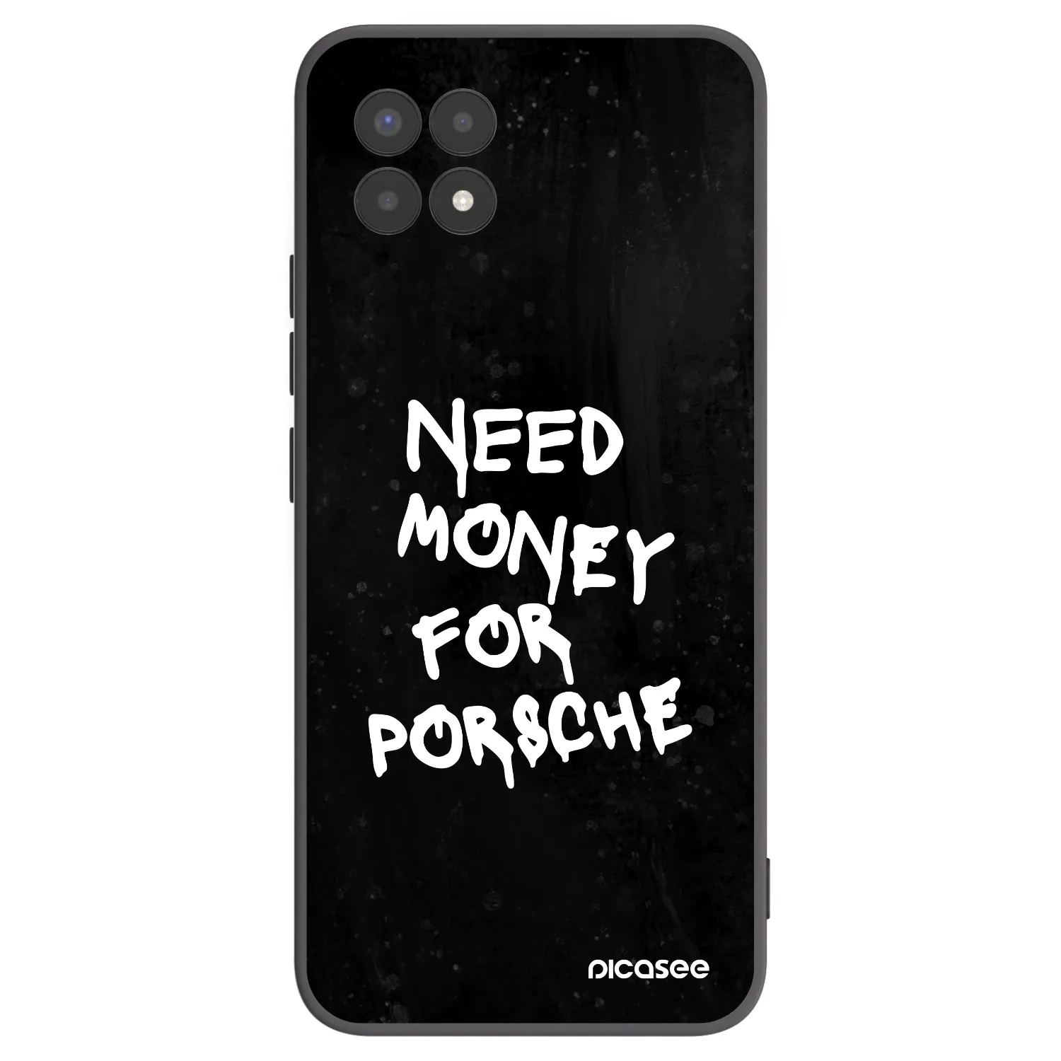 Picasee crna silikonska maskica za Realme 8i - Black Dollar